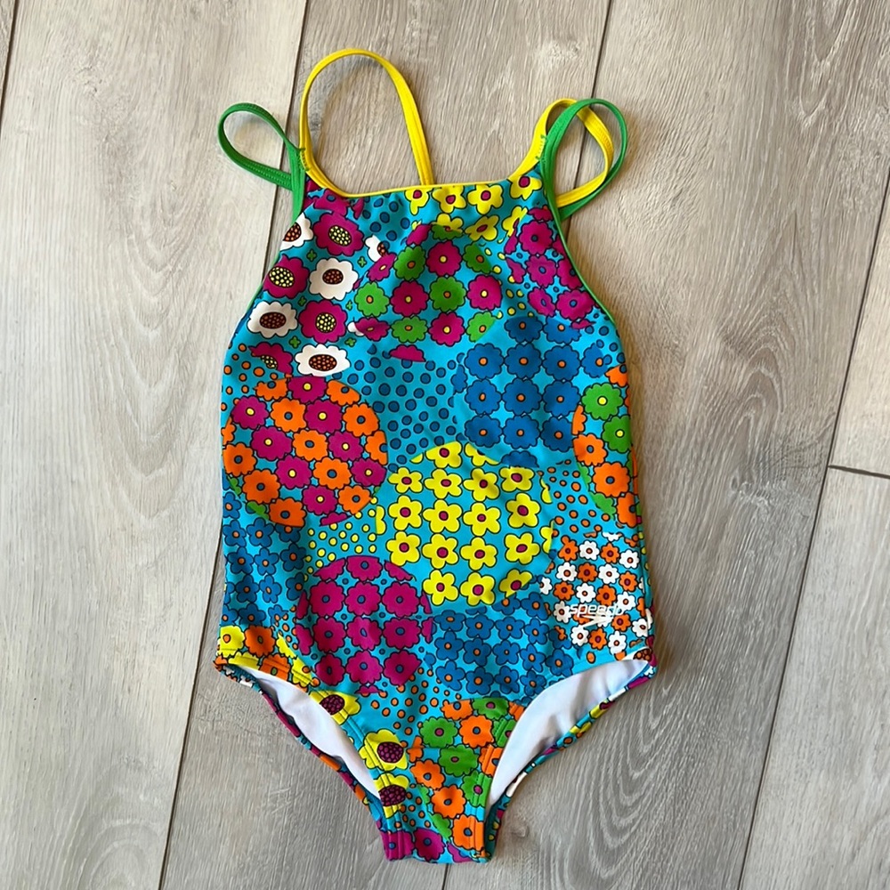 Girls Speedo Swimsuit Sz 7